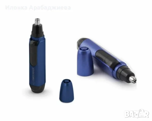 Тример за нос и уши Esperanza EBG004B, 1xAA батерия, Син,  2 ГОДИНИ ГАРАНЦИЯ, снимка 1