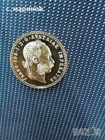 златна монета 1 австрийски дукат Франц Йосиф, снимка 6 - Нумизматика и бонистика - 35445500