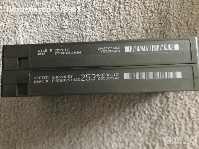Видеокасети '' WELE E COYOTE & ROAD RUUNER  AND SPEEDY GONZALES  VHS, снимка 13 - Анимации - 50228670