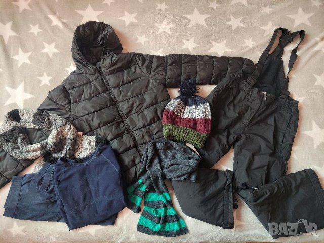 Зимни дрехи момче 152-158см, снимка 1 - Детски якета и елеци - 39570263