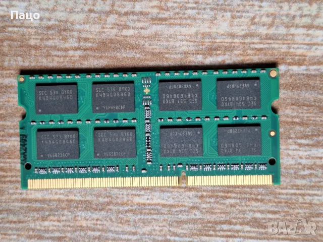 SAMSUNG 8GB 2RX8 PC3 12800S 11 13 F3, снимка 6 - Части за лаптопи - 56061199
