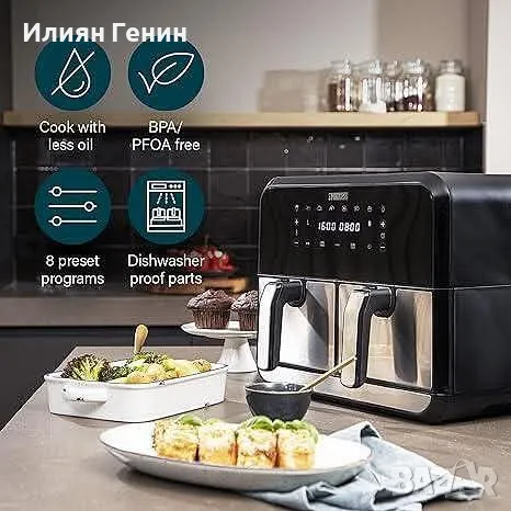 Еър фрайер, снимка 5 - Фритюрници - 49734807