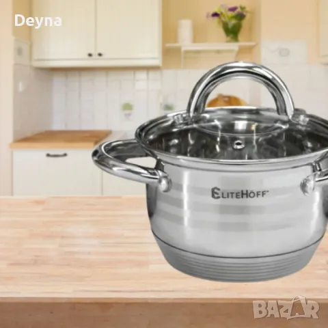 Комплект от 12 части тенджери с тройно дъно, високо немско качество, снимка 8 - Съдове за готвене - 47745660