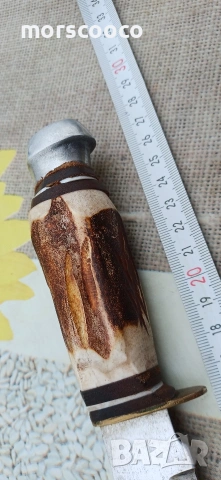 Рядък немски ловен нож -,,FES - Solingen" , снимка 3 - Ножове - 54094901