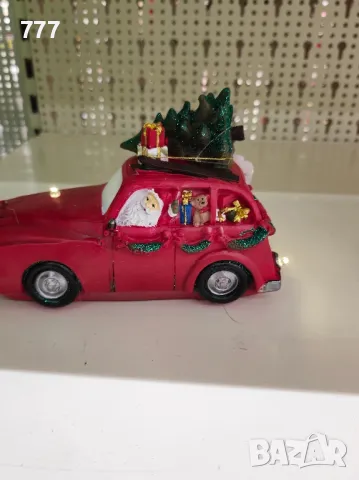 коледна декорация колата на Дядо Коледа , снимка 3 - Декорация за дома - 48152245