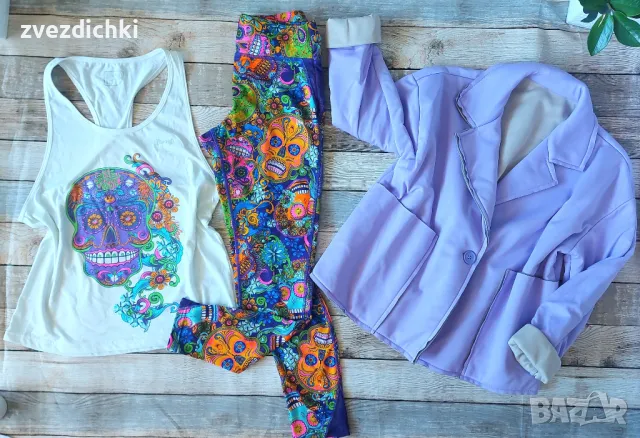 Сако в нежен лилав цвят С/М, снимка 2 - Сака - 47818130