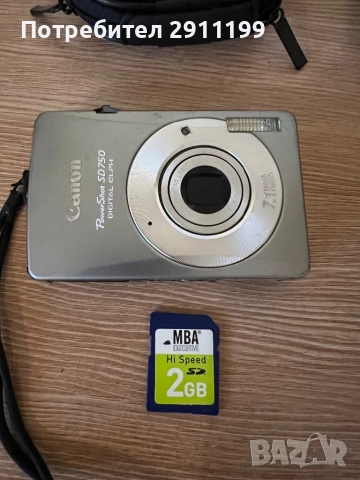 Фотоапарат Canon 7,1Mp, снимка 9 - Фотоапарати - 51799629