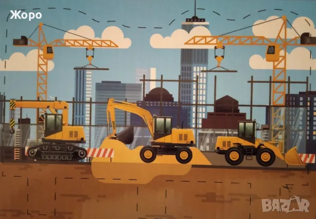 СТРОИТЕЛНА ПЛОЩАДКА ,ПИСТА ,ПАРКИНГ С АСАНСЬОР 65 ЕЛЕМЕНТА КН0114, снимка 3 - Коли, камиони, мотори, писти - 48006980