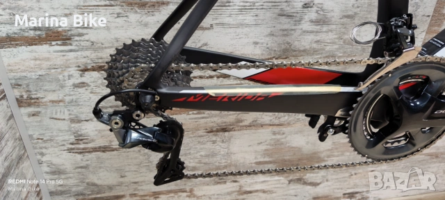 Карбонов шосеен велосипед без капли Merida Reacto 6000 Dura-Ace | L, снимка 3 - Велосипеди - 53294537