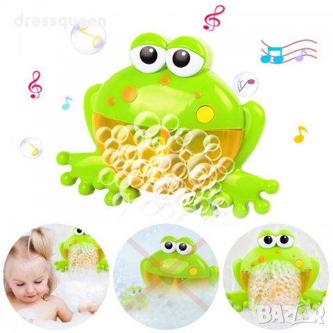3269 Музикална играчка за баня - машина за сапунени мехури Жаба, снимка 9 - Други - 34914186