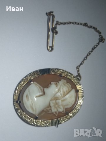 Камея - рапан, снимка 3 - Колиета, медальони, синджири - 40496666