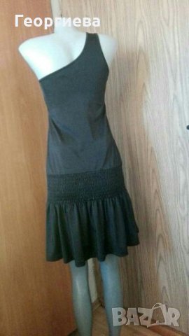 Нова черна рокля от памук и ликра👗🍀S,S/M👗🍀арт.1013, снимка 3 - Рокли - 29839448