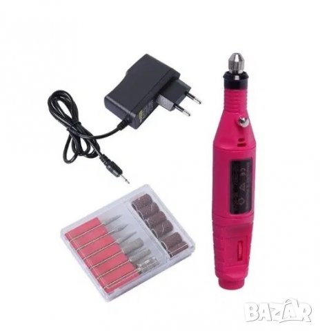 Професионална мини електрическа пила за нокти и дребни поправки, снимка 7 - Продукти за маникюр - 39520634