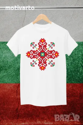 Тениска с шевица "Огън"