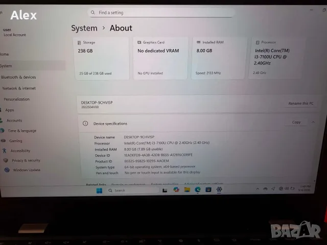 Lenovo ThinkPad 13 Gen2, снимка 4 - Лаптопи за работа - 55953377