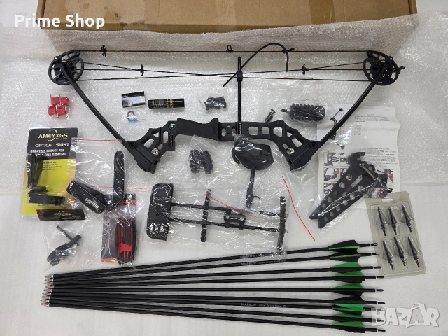 Регулируем компаунд лък SHARROW 20-70 LBS, за лов и спорт, снимка 12 - Лъкове и арбалети - 54150857