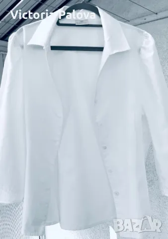 Скъпа бяла риза/блуза H. MOSER Австрия, снимка 2 - Ризи - 49626005