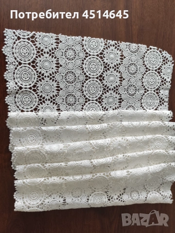 Красива памучна дантела 150/40см, снимка 2 - Сватбени аксесоари - 51223422