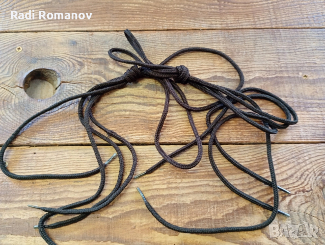 Кафяви връзки за обувки , снимка 2 - Други - 54326387