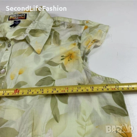 Havana Jacks Cafe дамска хавайска риза размер М, снимка 4 - Ризи - 54173631