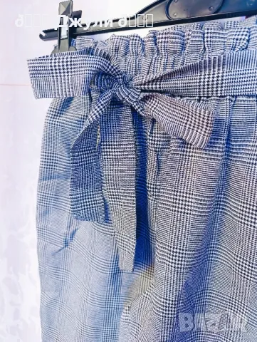Дамски сет от панталон и блейзър в сиво каре 🤍🩶, снимка 16 - Комплекти - 49344451