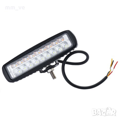 Водоустойчив Алуминиев Халоген 12V LED-с мигач 54W (1бр.) 15.5 см.-7"/250567, снимка 3 - Аксесоари и консумативи - 30700545