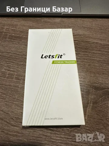 Нова Смарт фитнес гривна Letsfit ID115 за следене на активността, черна каишка