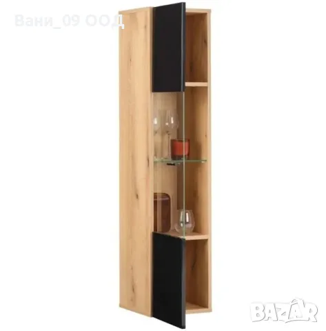 Стенна витрина в 2 цвята , снимка 3 - Секции и витрини - 49824234