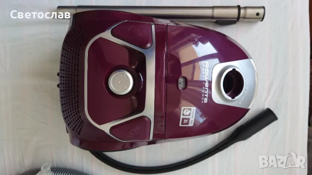 Нова прахосмукачка Rowenta RO3969EA, с торба, 750W, 3л. капацитет на торбата, енергиен клас A, бордо, снимка 5 - Прахосмукачки - 49966820