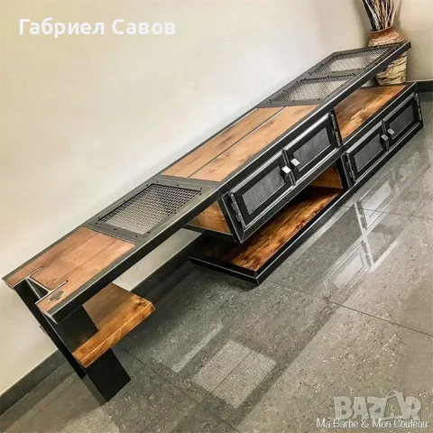 Секция TV индустриален стил