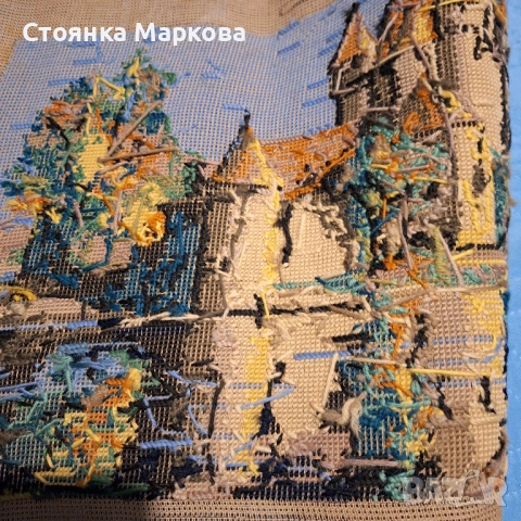 Ушит гоблен с конци, снимка 4 - Гоблени - 53138694
