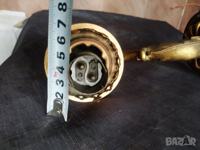 два барокови аплика за стена-комплект, снимка 5 - Лампи за стена - 35015388