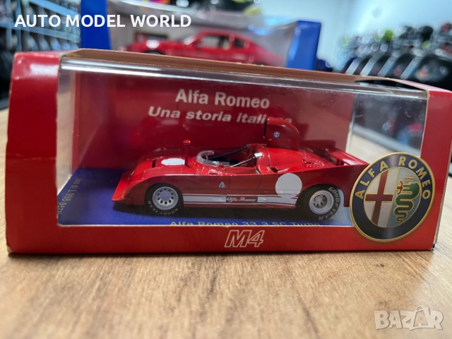 Колекционерски модел количка MODEL MAX ALFA ROMEO SC TURBO 1:43, снимка 6 - Колекции - 51782264