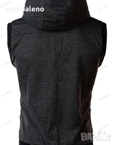 Мъжка жилетка без ръкави с качулка, 6цвята , снимка 12 - Суичъри - 47750171