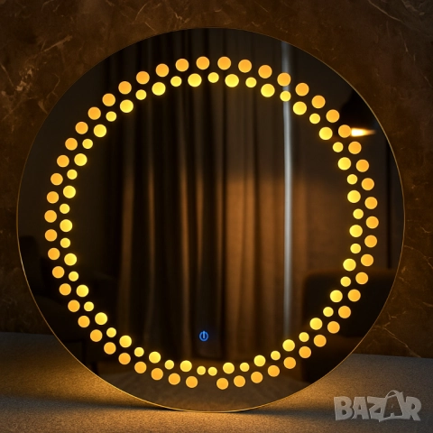 Луксозно огледало с LED осветление и сензорна технология, снимка 4 - Други стоки за дома - 51852491