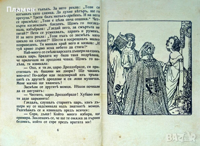 Царь Дроздобрадъ Братя Гримъ /1925/, снимка 3 - Антикварни и старинни предмети - 56167120