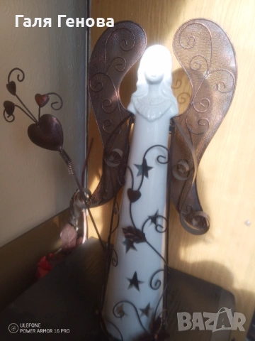 Статуетка ангел, снимка 4 - Статуетки - 53072613