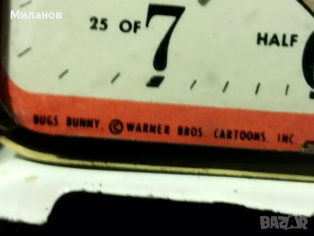 Стар механичен будилник, настолен часовник, снимка 4 - Антикварни и старинни предмети - 49580824