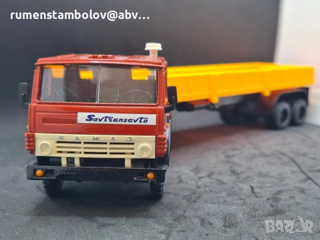 КамАЗ 5410 с прицеп (без тента), 1:43 Арек, Елекон, снимка 2 - Колекции - 53063861