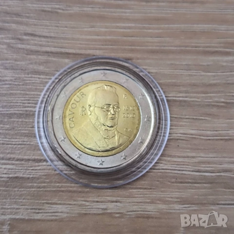 Италия 2 евро 2010 Кавур