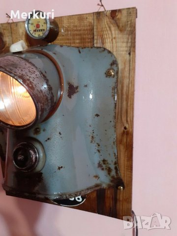 ДИЗАЙНЕРСКА ЛАМПА ЗА СТЕНА, снимка 4 - Антикварни и старинни предмети - 31365444