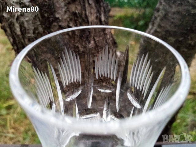 Български кристални чаши за вино - 3 бр., снимка 5 - Чаши - 51501439