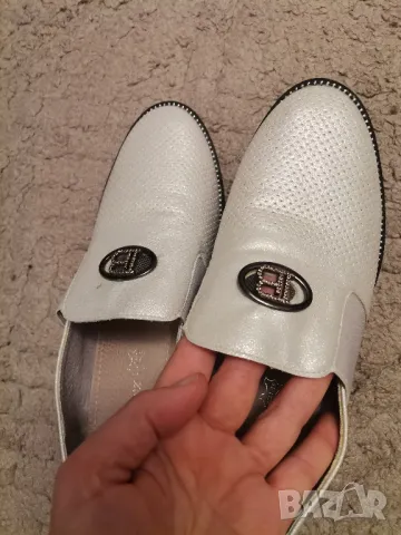 Дамски обувки от ест. кожа, бяла перла N 41, снимка 2 - Дамски ежедневни обувки - 47319465