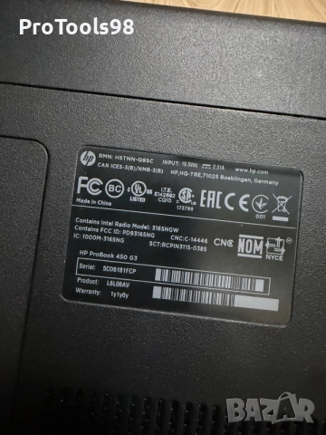 HP Probook 450 15,6" G3 I5/SSD , снимка 9 - Лаптопи за дома - 55802365