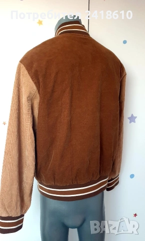 Gant Brown Colorblocked Bomber Jacket Size M НОВО !ОРИГИНАЛ! Мъжко Бомбър Яке!, снимка 16 - Якета - 53821307