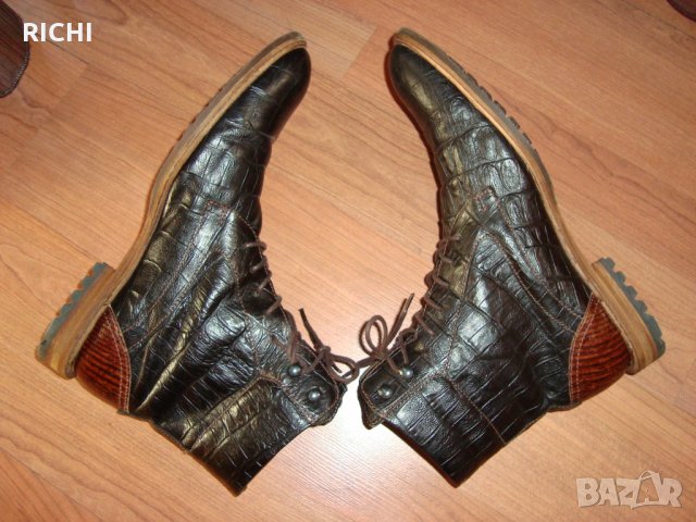 FLORIS VAN BOMMEL- естествена кожа мъжки боти, снимка 5 - Мъжки боти - 30392855