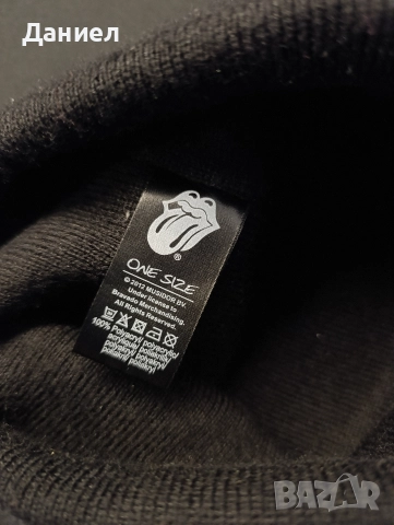 Зимна шапка Rolling stones , снимка 4 - Шапки - 52743241