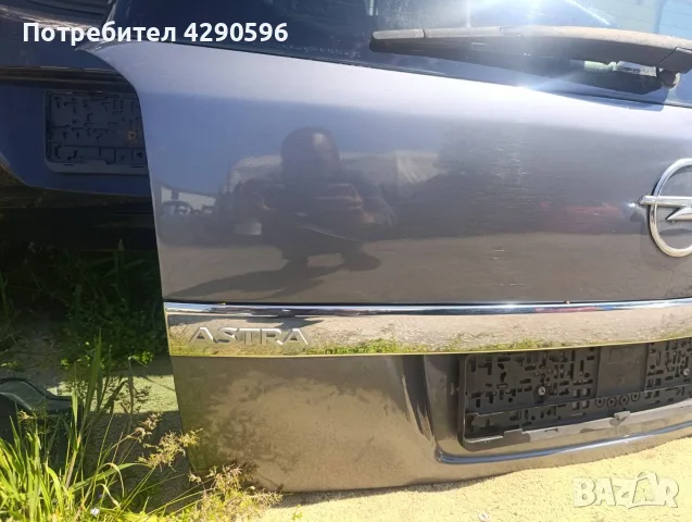Заден капак багажник стъкло за Opel Astra H комби / Опел Астра 2004-2011 г., снимка 2 - Части - 55780430