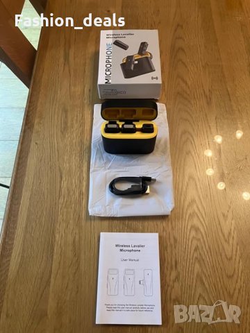 Нов Безжичен лаважен микрофон 2 броя за iPhone с отстраняване на шум, снимка 8 - Микрофони - 42826372