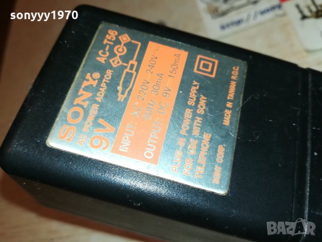 SONY AC-T56 9V ADAPTER 0412211946, снимка 4 - Други - 35029989